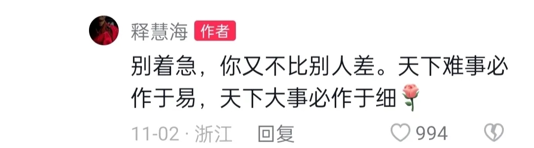 釋慧海那些讓人破防的評論