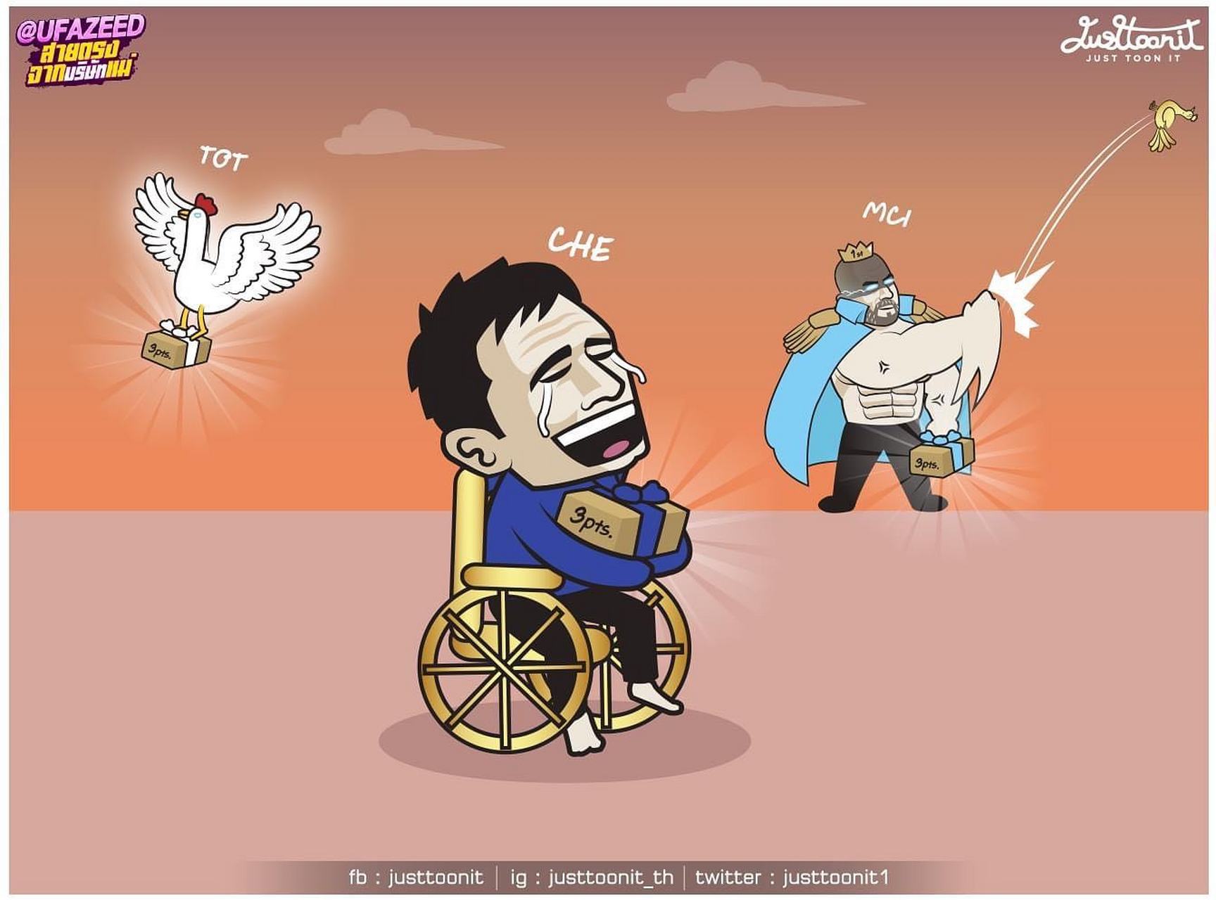 本轮英超的切尔西球迷赛前:要去英冠了呜呜呜……  赛后:我们保级了