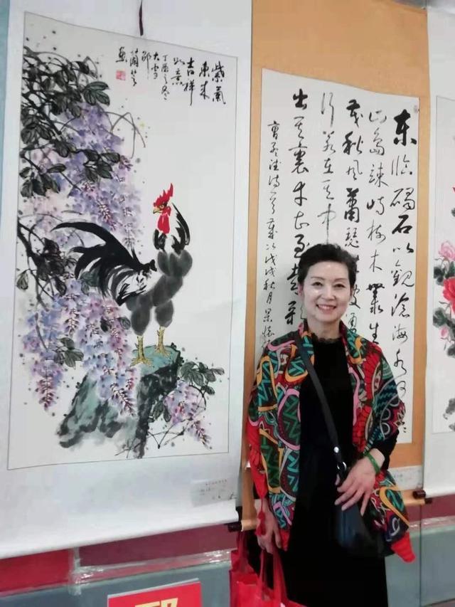 蕙质兰心一幅画一一徐州籍国画家邵兰芝速写