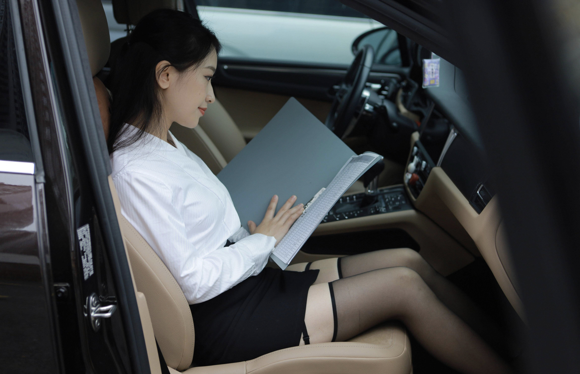 女老板要工作了#性感美女