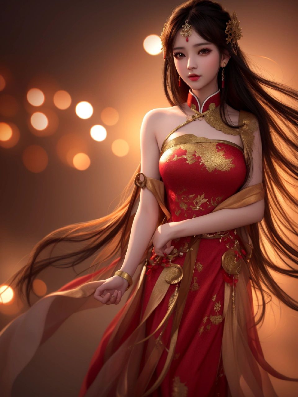 古风性感长腿美少女