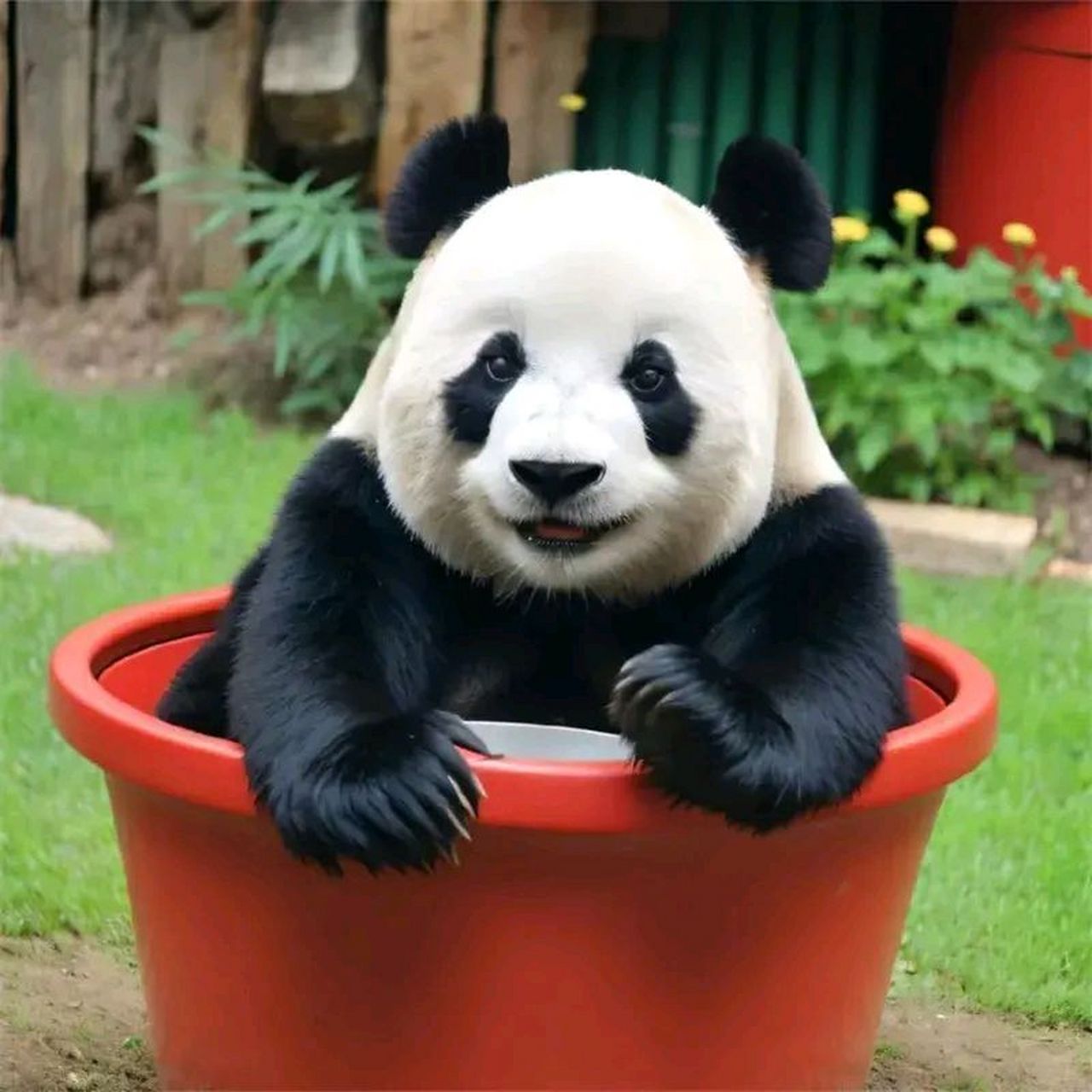 头像# #熊猫#   飞云头像