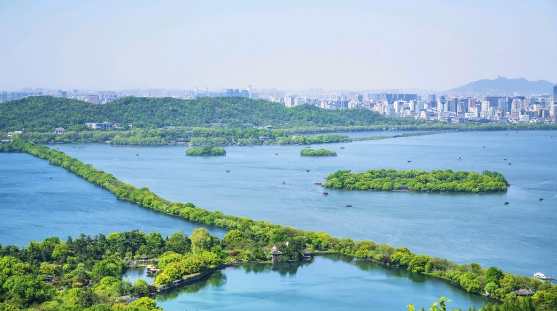 杭州西湖美景 摄影图片