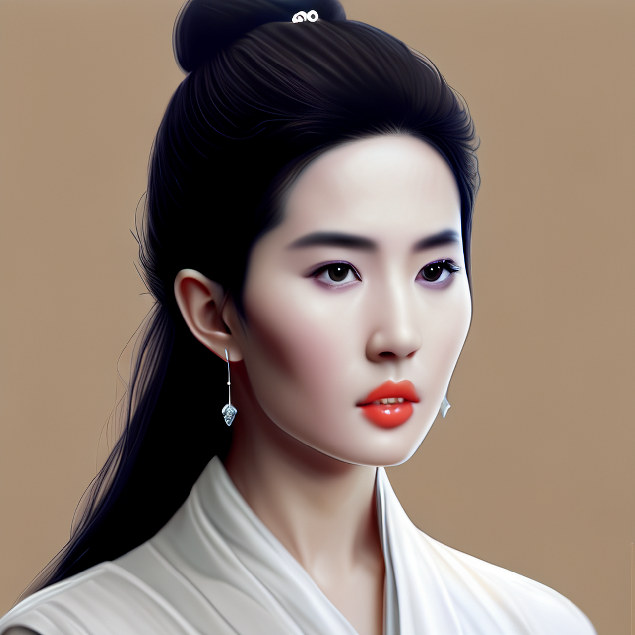 ai绘画的刘亦菲,大家觉得像不像?