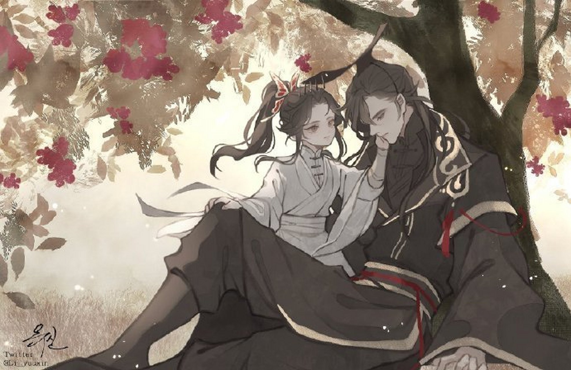 燃晚##漫画#  救赎,夏师弟和踏仙君[可怜]   twi:li_youxin