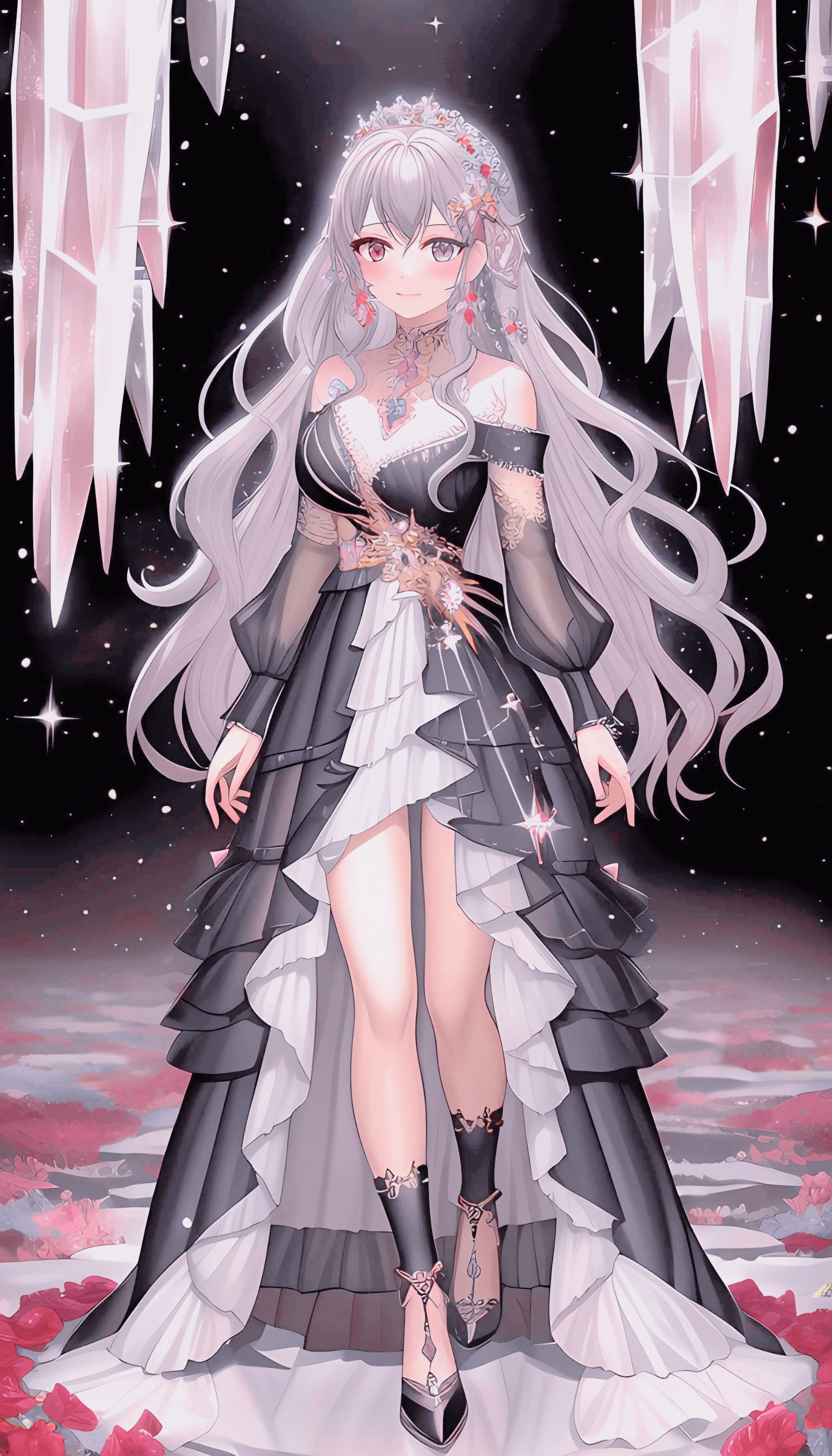 高清二次元原创星空少女