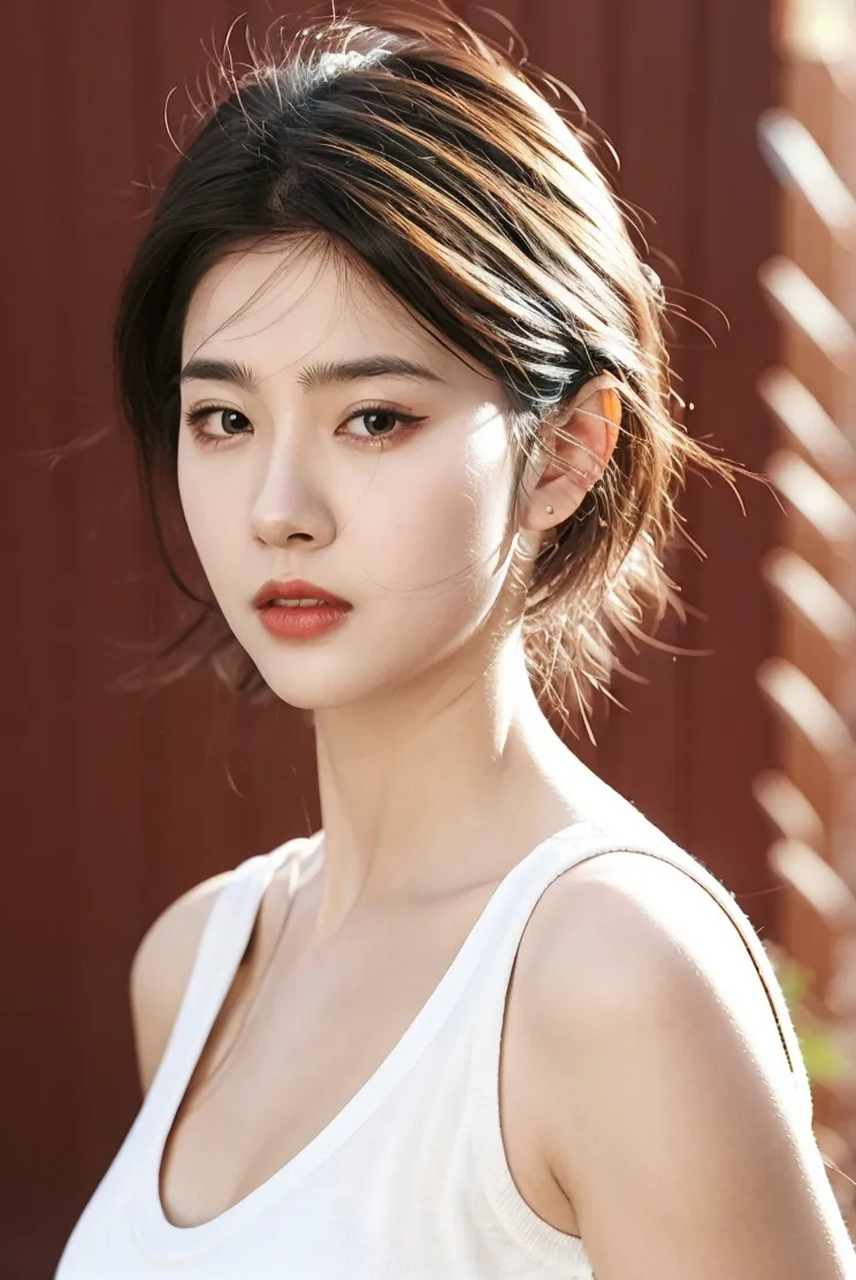 美女裸妆写真大片#养眼美女# #美女# #裸妆