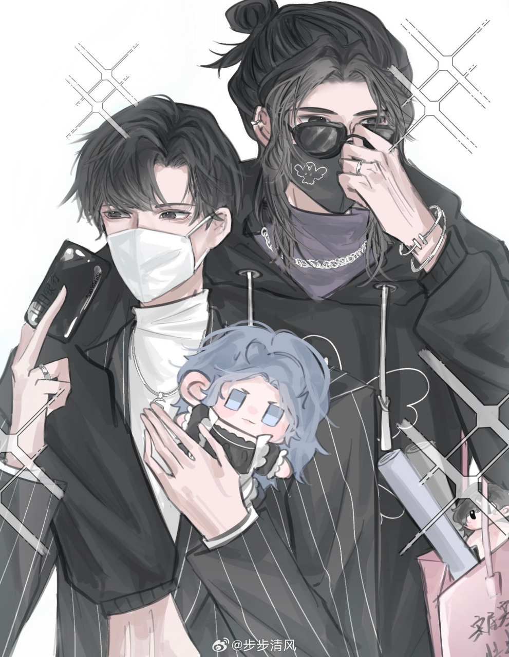 188男团# 一醉经年 宋天王陪老婆去抢限定周边,太可爱了[哇] lof/wb