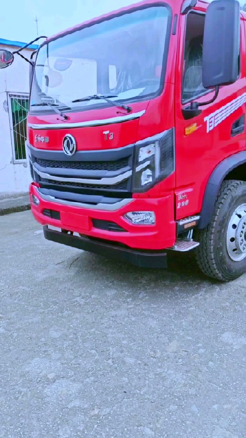 东风华神6米5平板自卸车