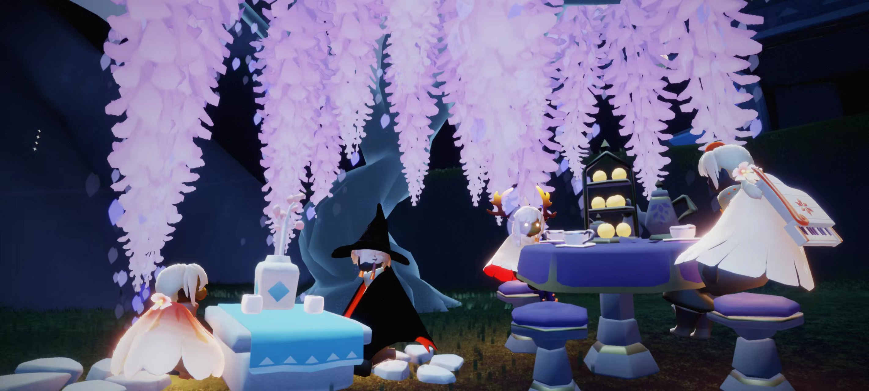 《光遇 游戏中的场景真的很治愈》  这些场景通常具有柔和的色彩,优美