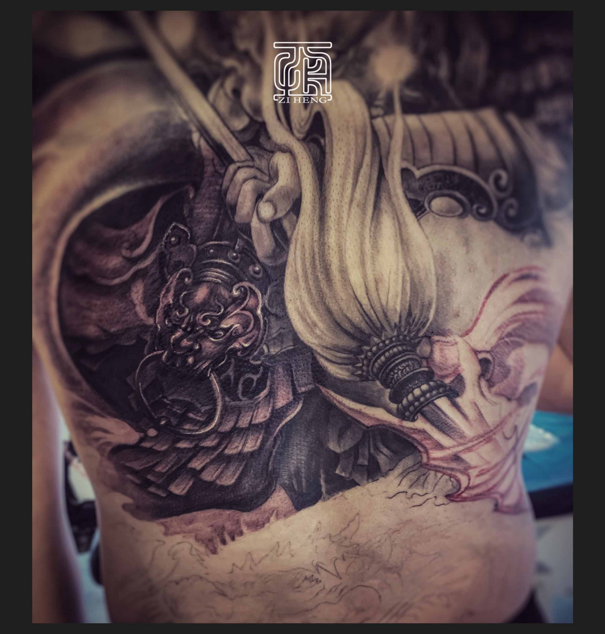 好作品自然好价钱#石家庄纹身# 高质量的作品才配得上最珍贵的画布#好