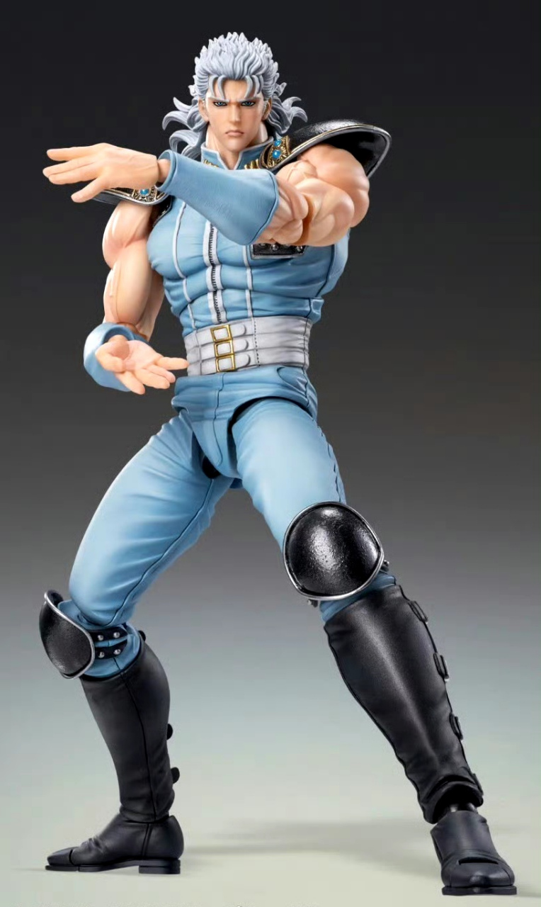 模型欣赏:medicos 超像可动 北斗神拳 雷伊 可动手办.