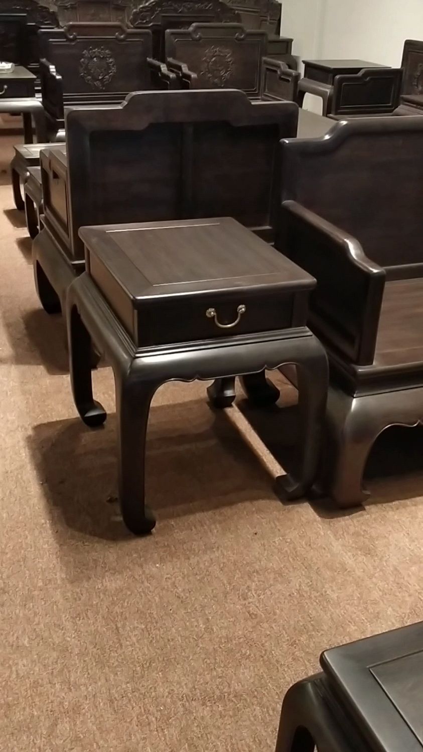 紫光檀明式沙发