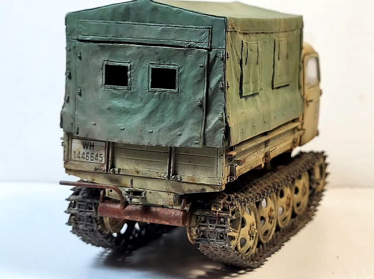 軍模欣賞:1/35 rso牽引車與pak38反坦克炮