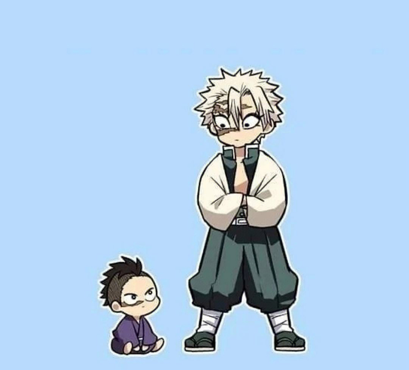 鬼灭之刃,兄弟间的羁绊,不死川实弥&不死川玄弥#动漫# #搞笑# #二次元