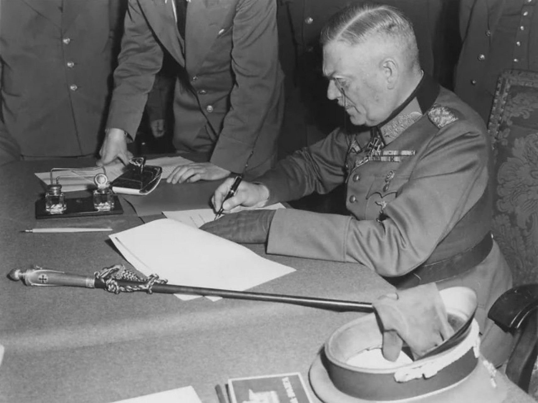 德国最高统帅部司令威廉·凯特尔元帅在第二次世界大战的最后时刻发挥