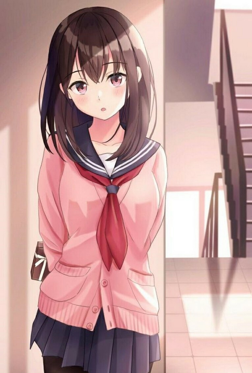 卡通动漫纯纯校园风