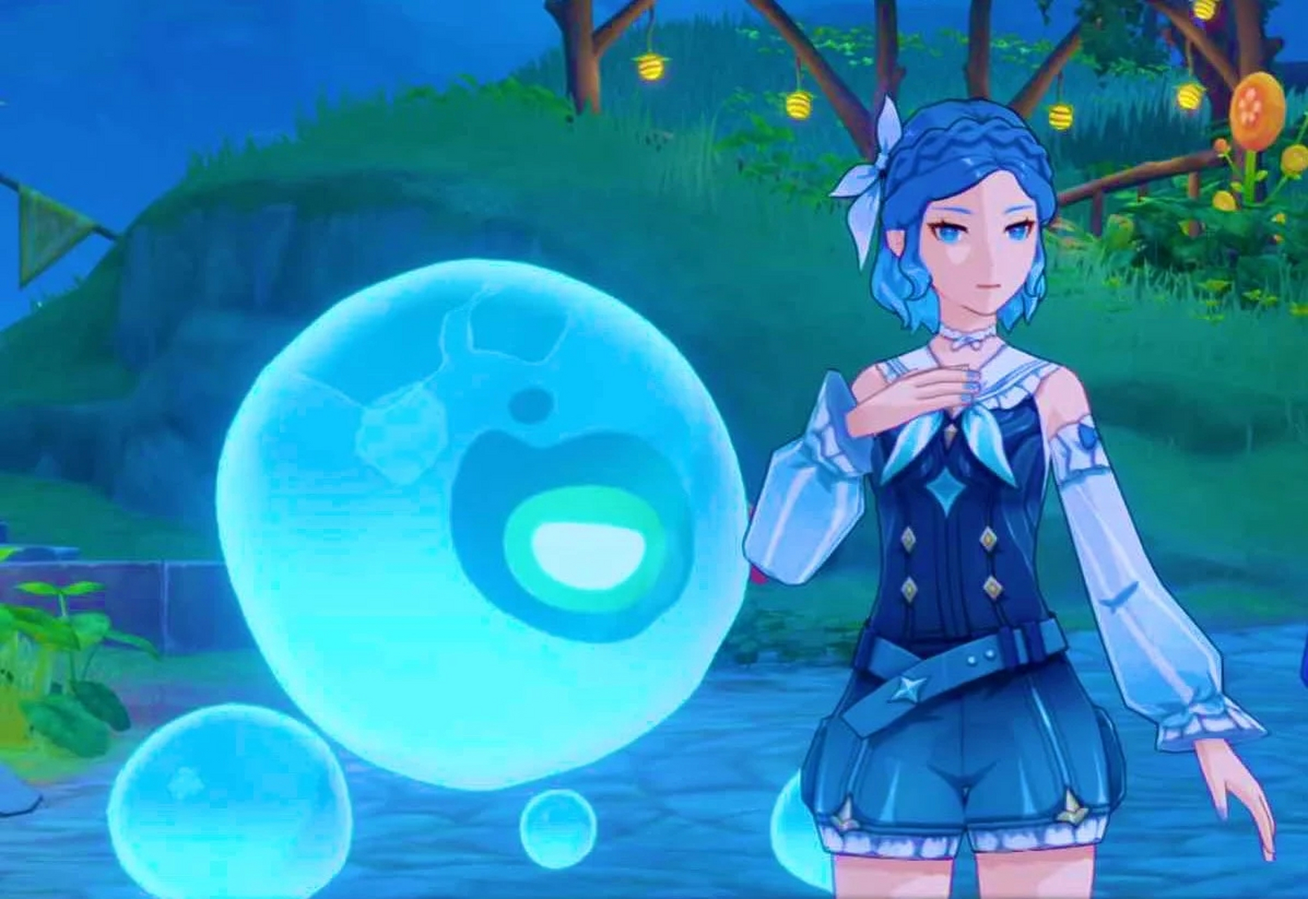 3.8纯水精灵,特效丝滑建模太丑[滑稽][滑稽][滑稽]#原神# #二次元