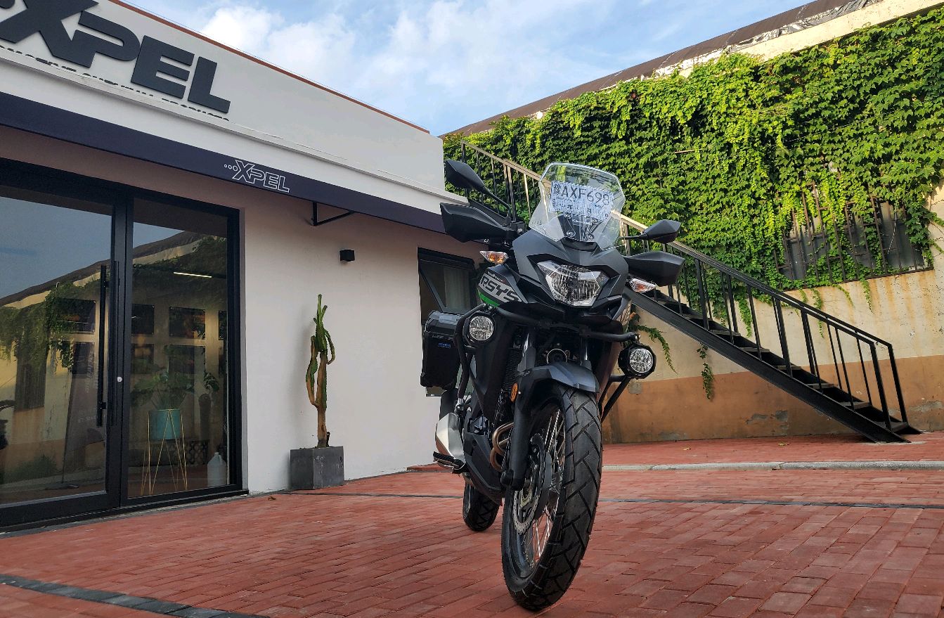 河南郑州xpel外星人——川崎versys—x300 tour隐形车衣案例分享!