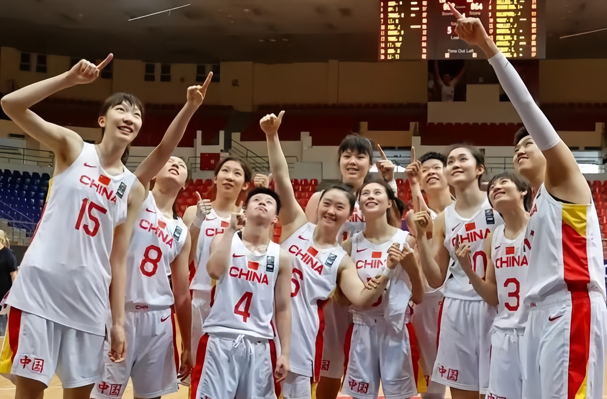 尽管受张隆的影响,但我们的中国女篮还是一样努力的付出