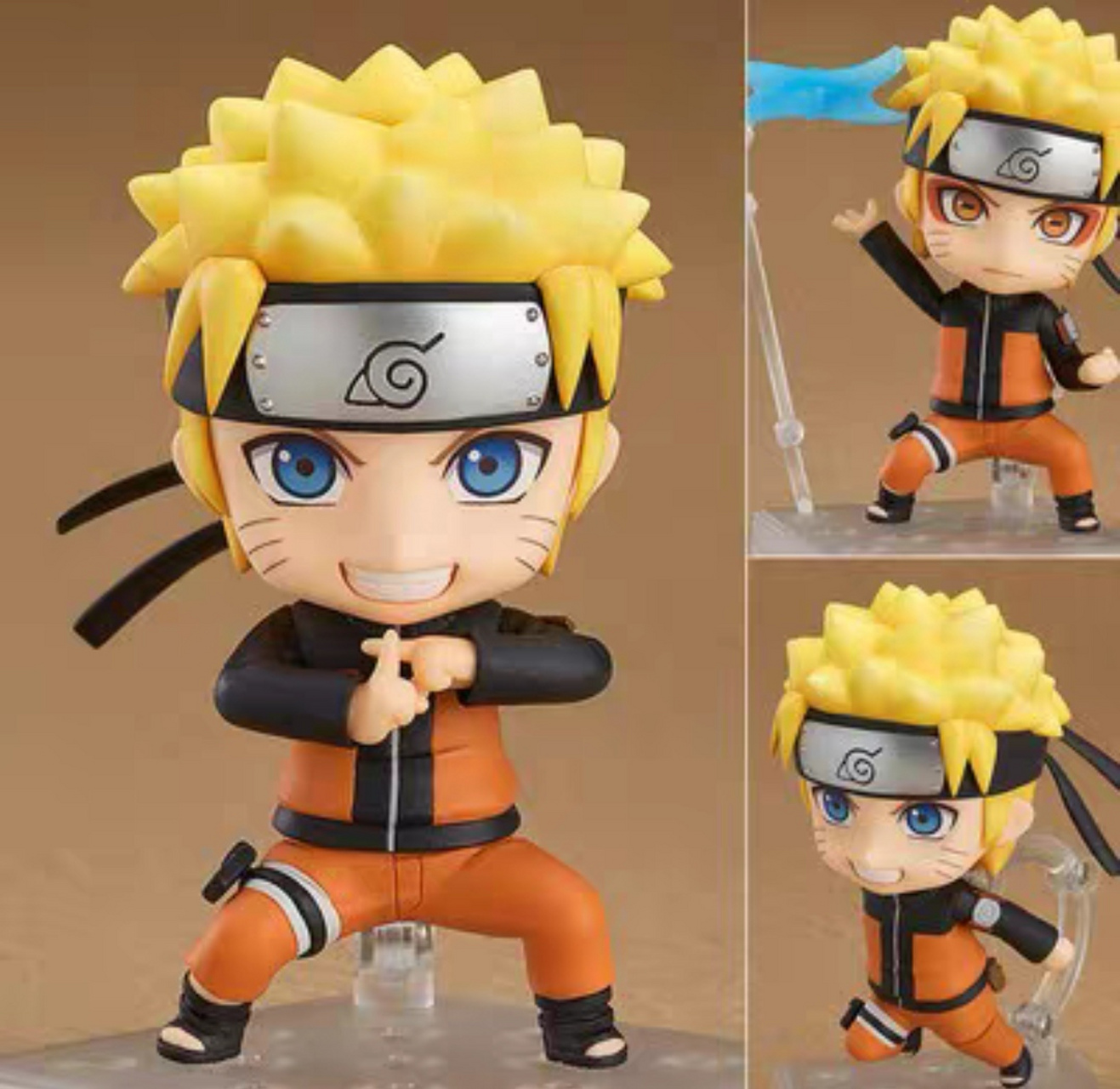 粘土人疾风传火影q版可换脸公仔手办模型!#手办# #玩具# #火影忍者