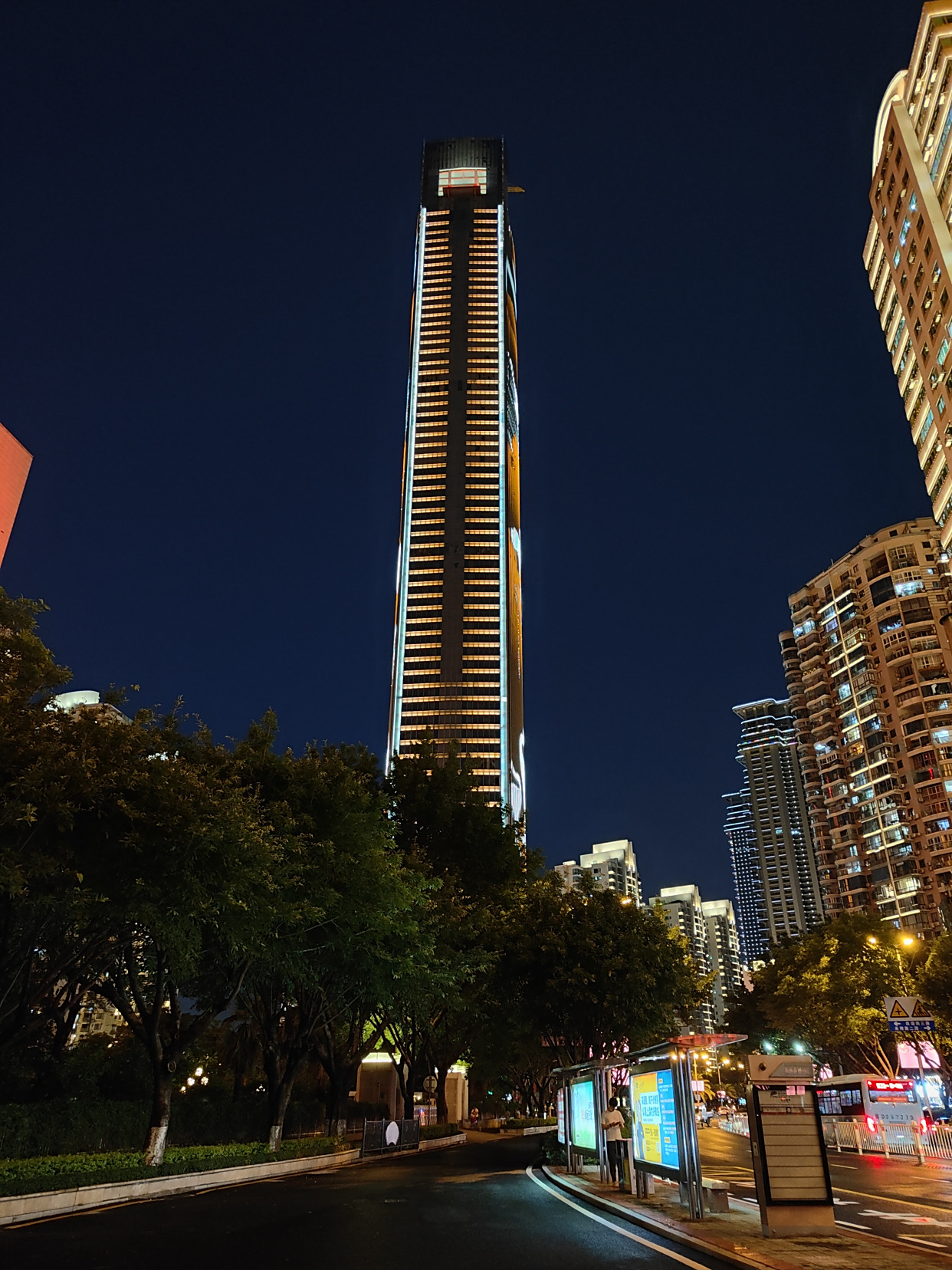 厦门鹭江道夜景