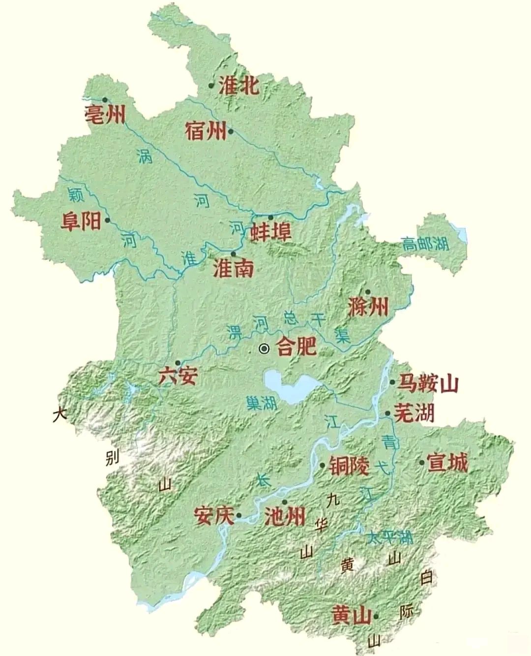 长江安徽段地图图片