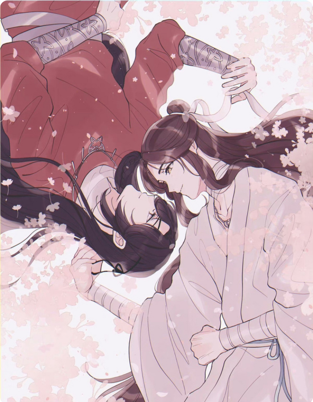 樱花树下の深情对视#天官赐福