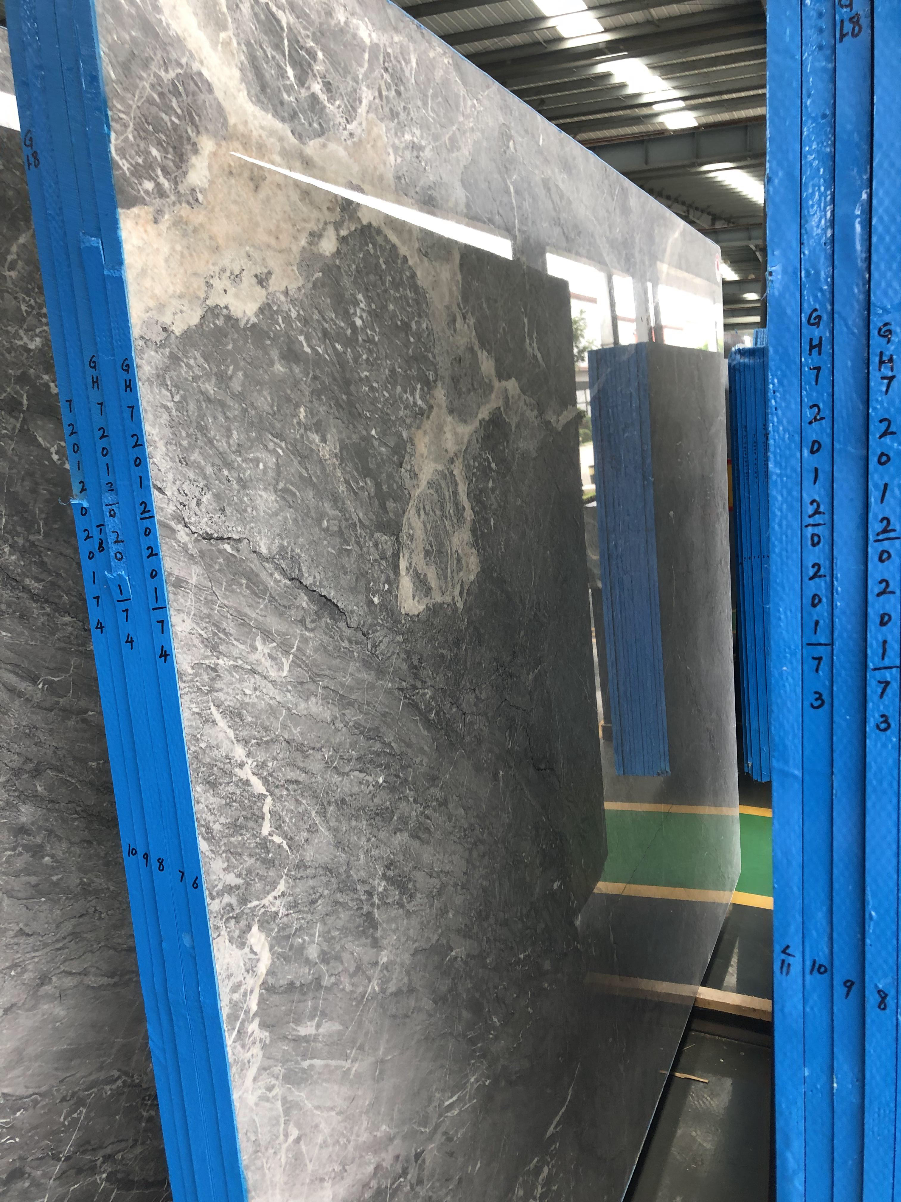 天津南一石材大理石楼梯踏步石材定制厂家幻影灰石材楼梯台阶大板