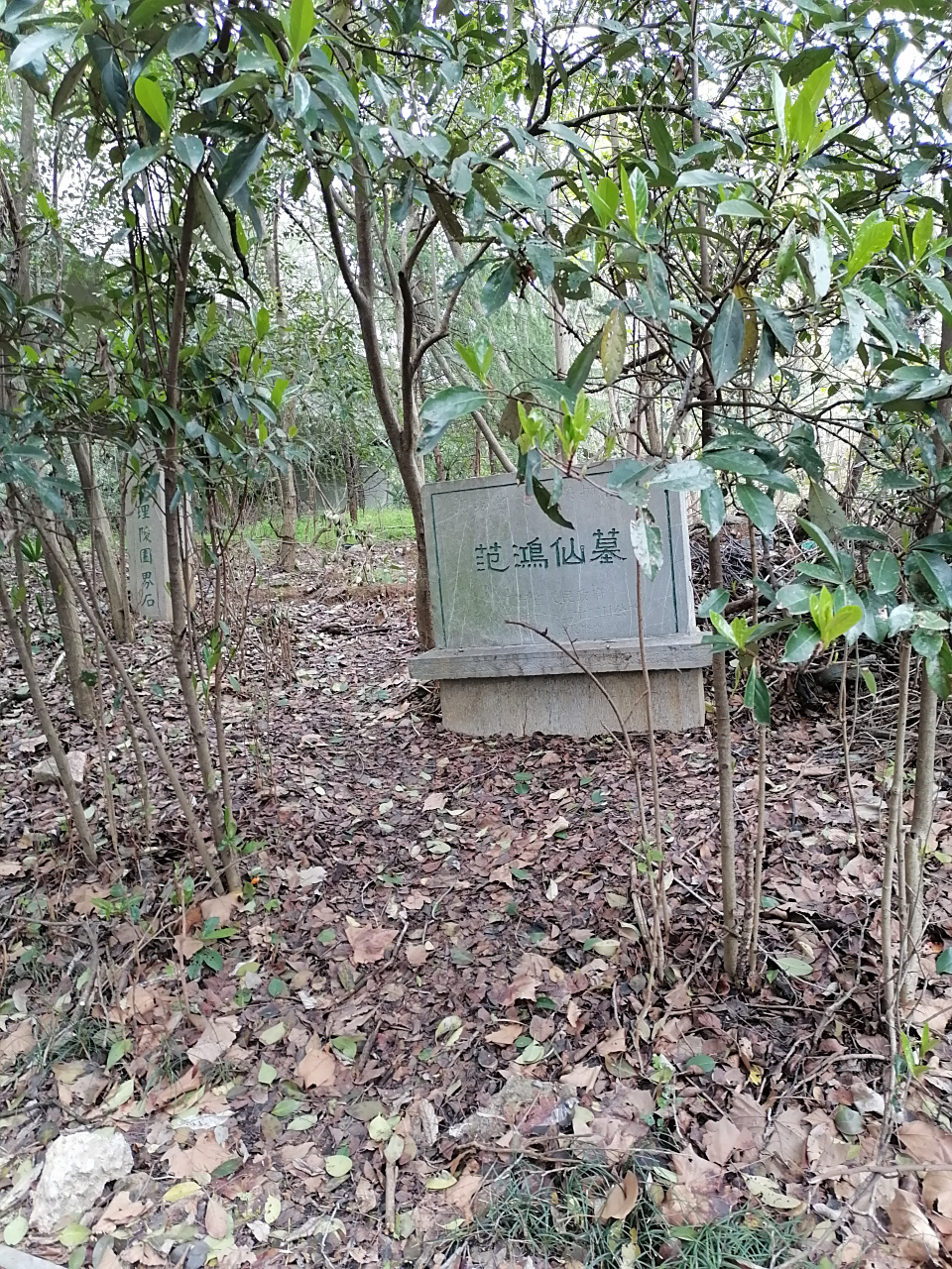 清明节缅怀革命者范鸿仙先生 范鸿仙墓位于南京的钟山风景区内,墓碑