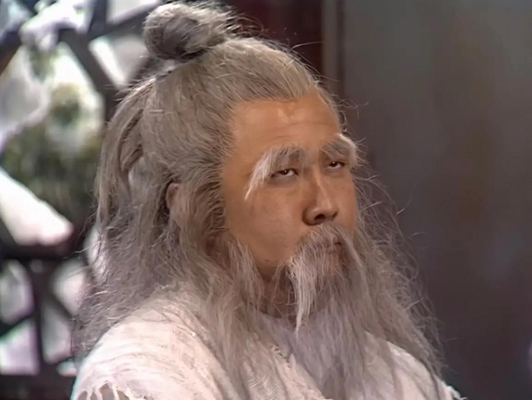 两位老顽童秦煌和杨盼盼,相约一杯茶,梦回经典诠释的周伯通和穆念慈.