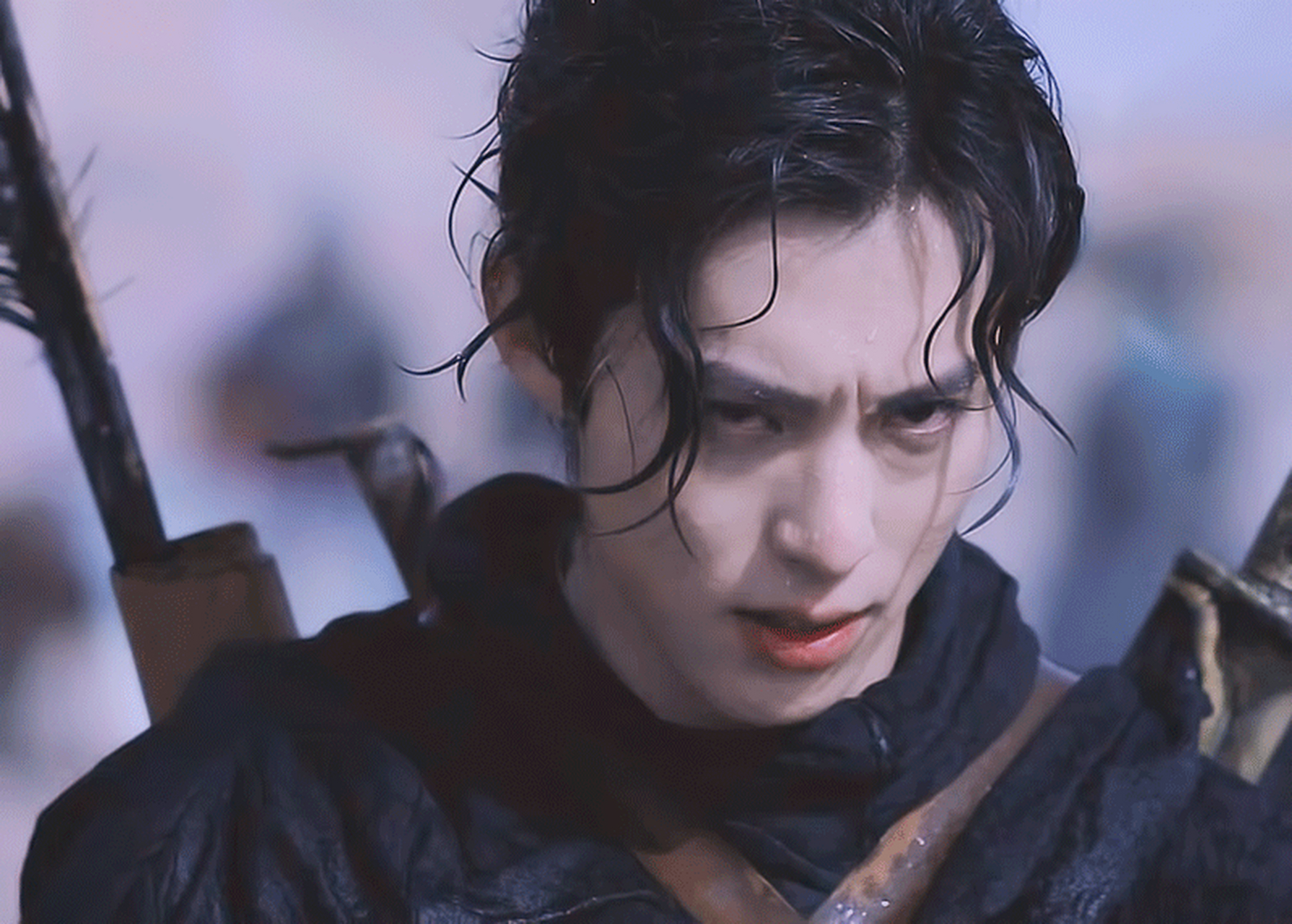 在2020年的《将夜2》中,王鹤棣饰演的宁缺是一个潇洒不羁,重情重义的