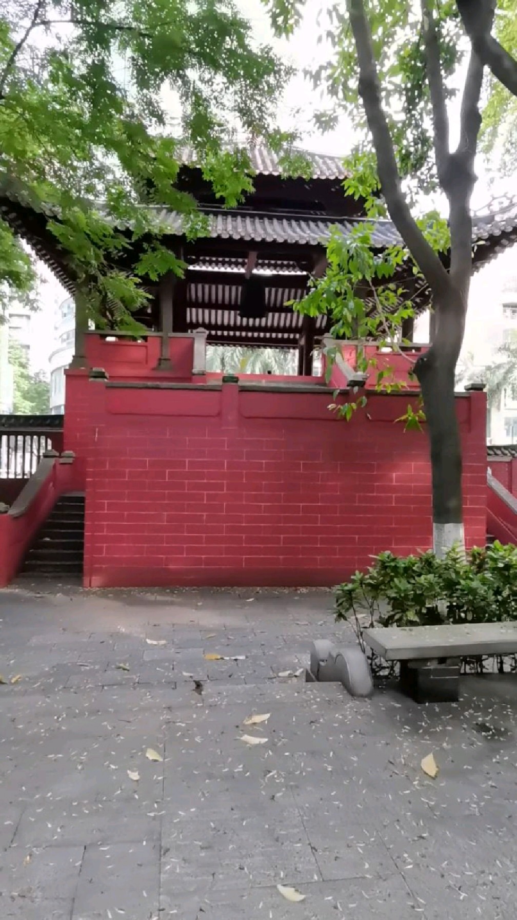 佛山顺德钟楼公园打卡