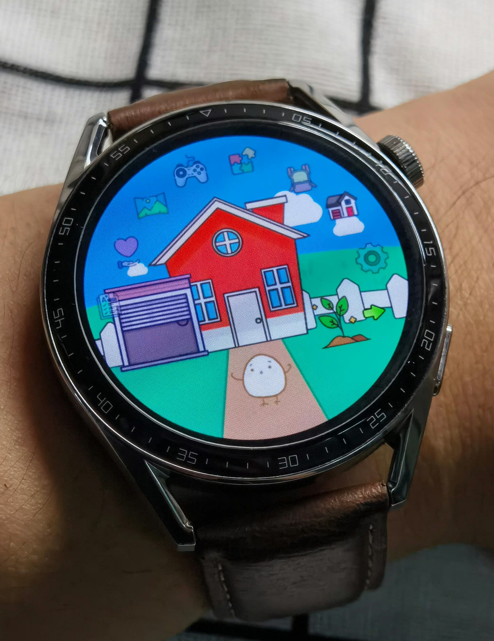 华为手表应用市场新增了一个特别有趣的应用"电子宠物机",有点像小