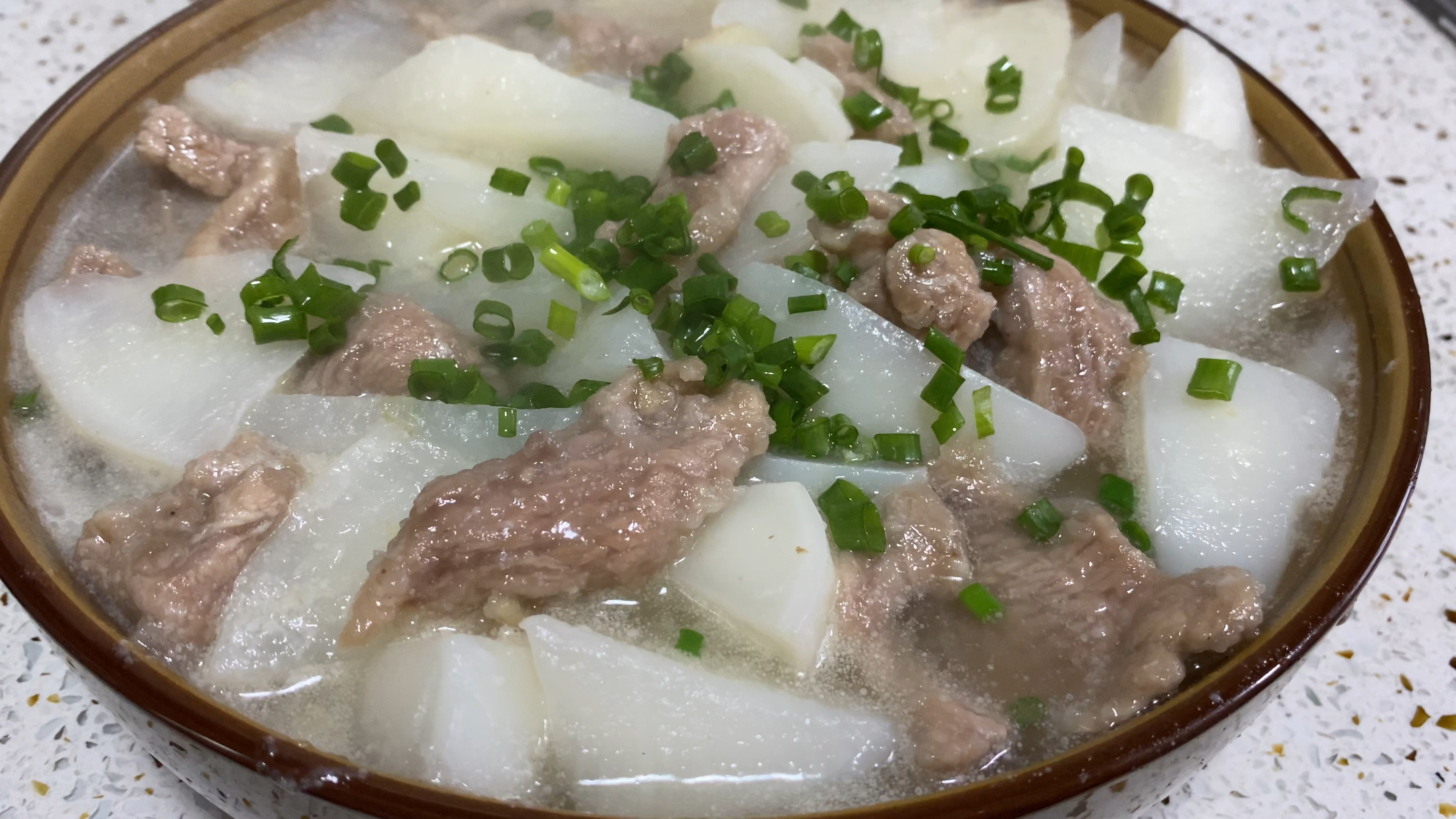 四川人最爱吃的“滑肉汤”,冬天吃安逸哦,收藏起来哦