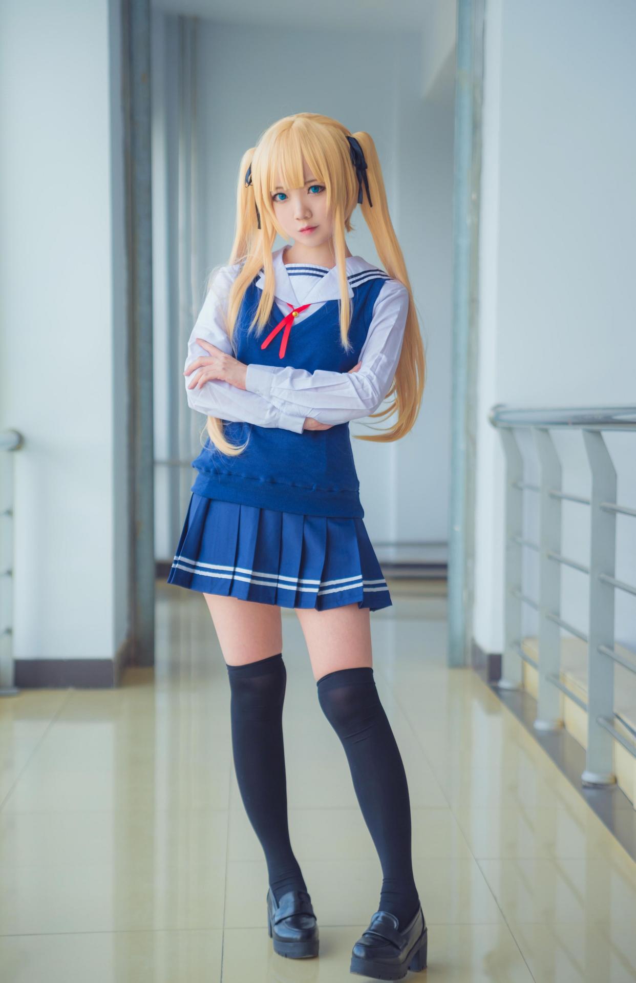 「路人女主的养成方法」cos:金发,傲娇,双马尾,爱了吗?