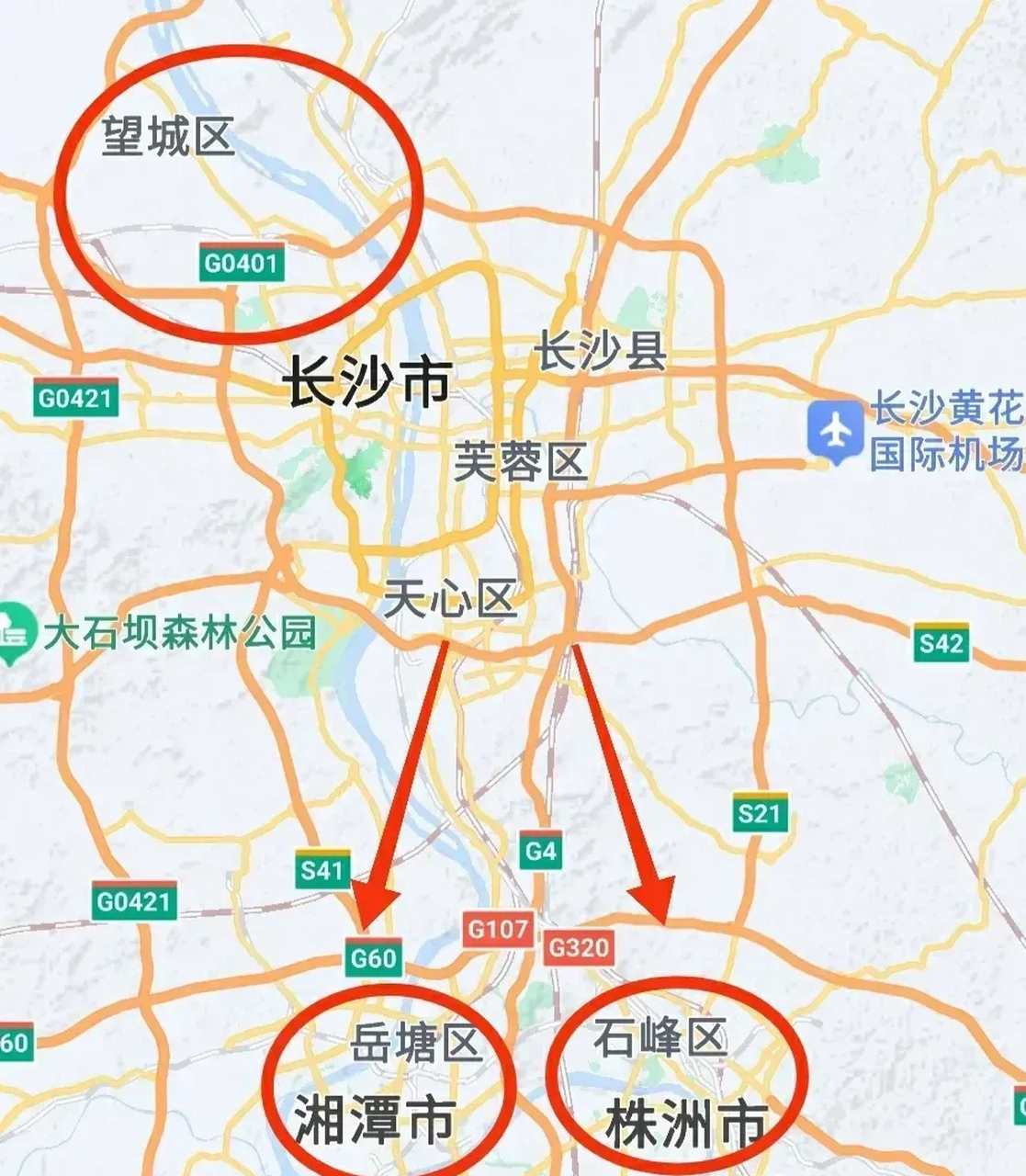 湘潭市,株洲市整体划入长沙市,长沙县撤县设区!