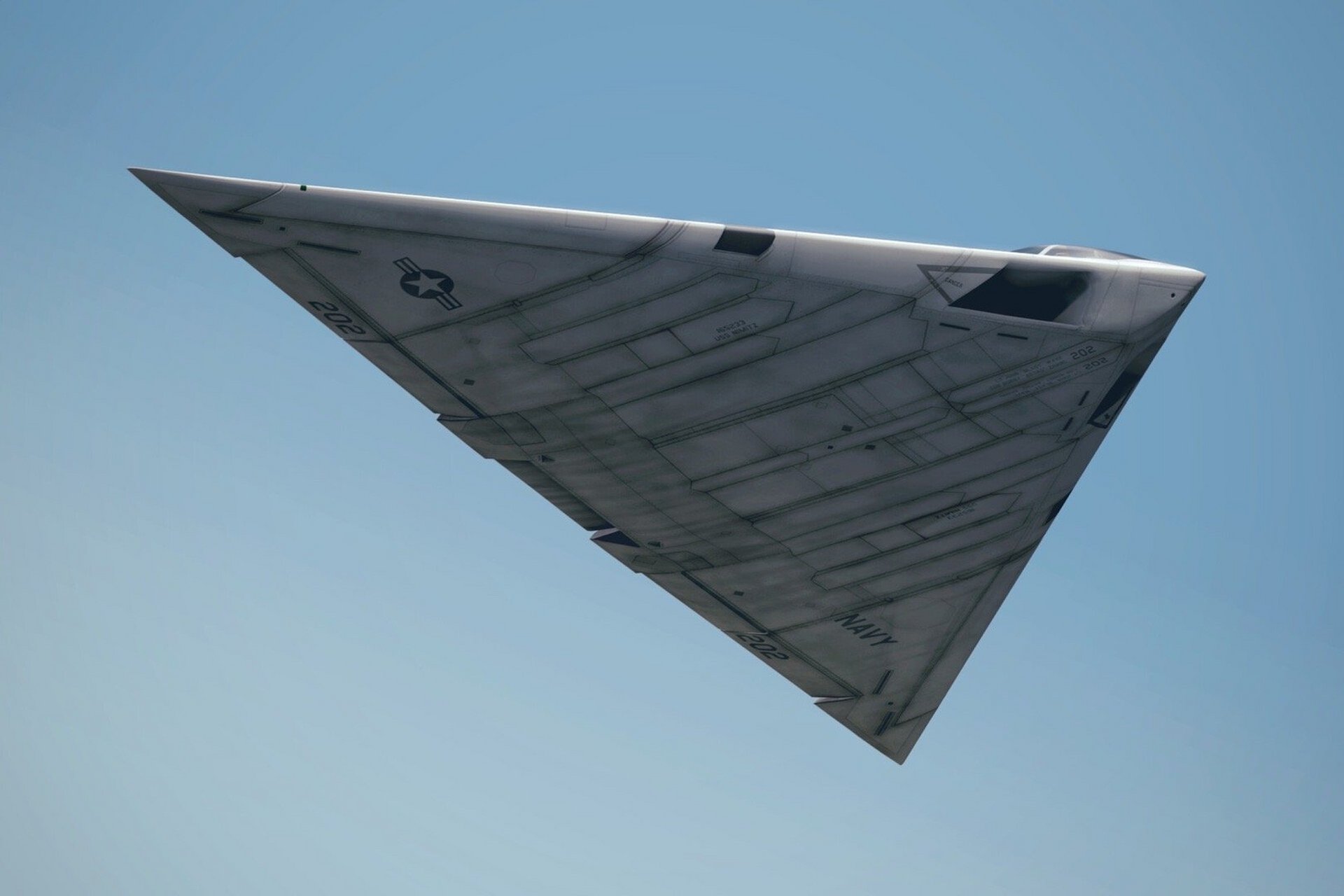 战机欣赏:a-12 复仇者2舰载隐身攻击机.由于研发费用超支等原因下马.