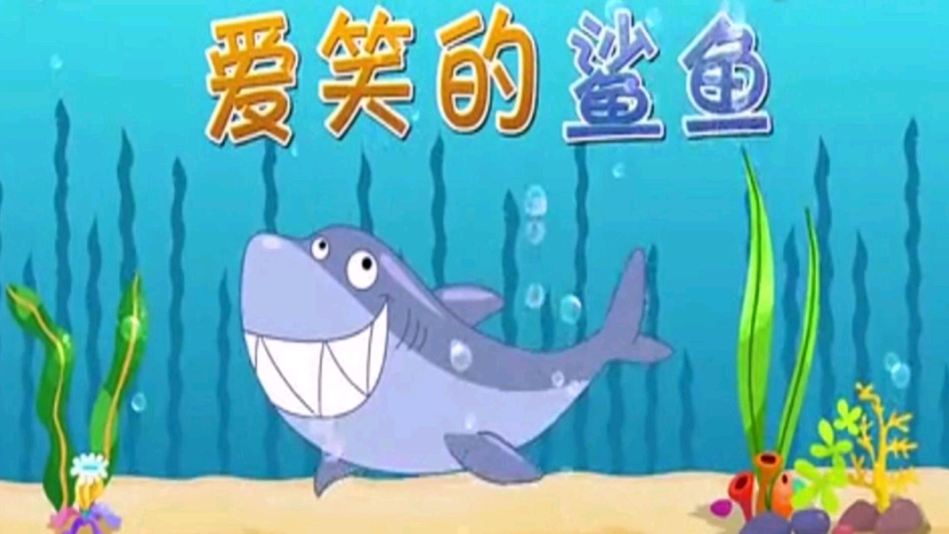 儿童绘本故事,鲨鱼交到朋友了吗?适合幼儿园小朋友的绘本