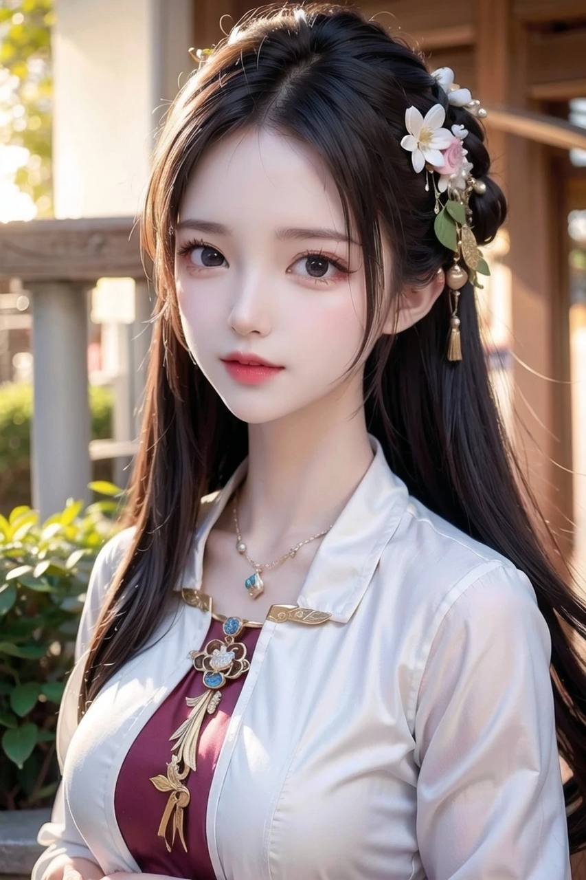 清丽脱俗的古风少女1