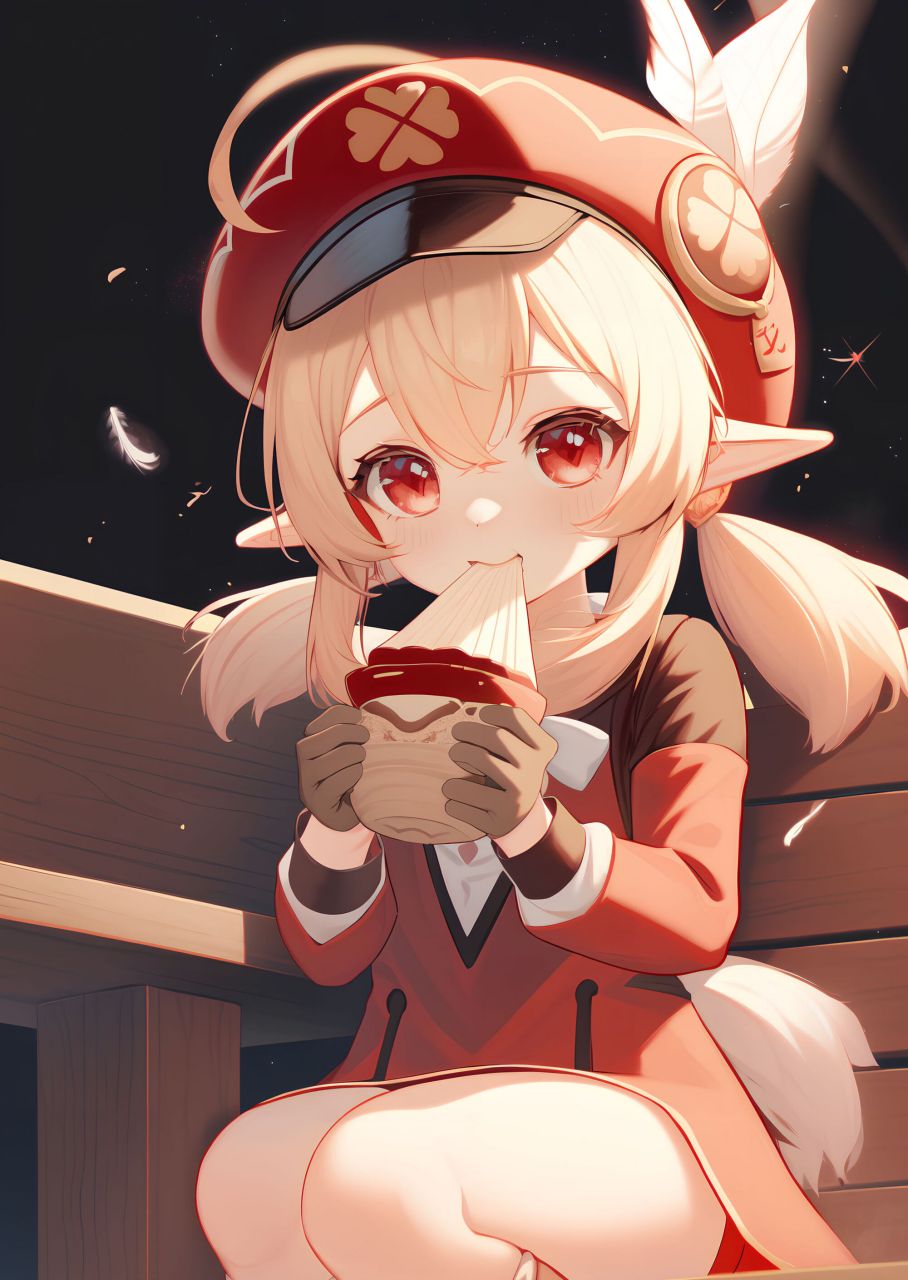 小萝莉可莉,画师:晰帅sama#原神可莉# #二次元女# #我爱二次元