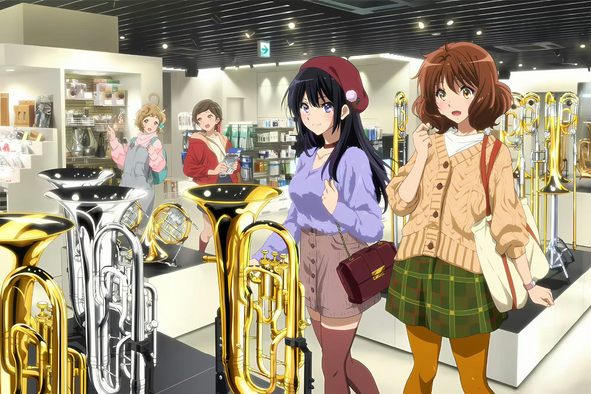 经典动漫# 动画 「吹响吧!上低音号」 特别篇视觉图