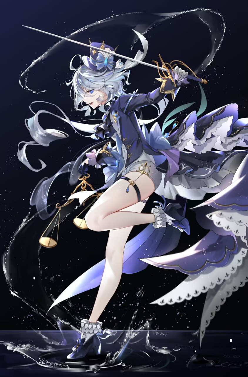 #原神# 水神还是好看的啊[三哈][滑稽]