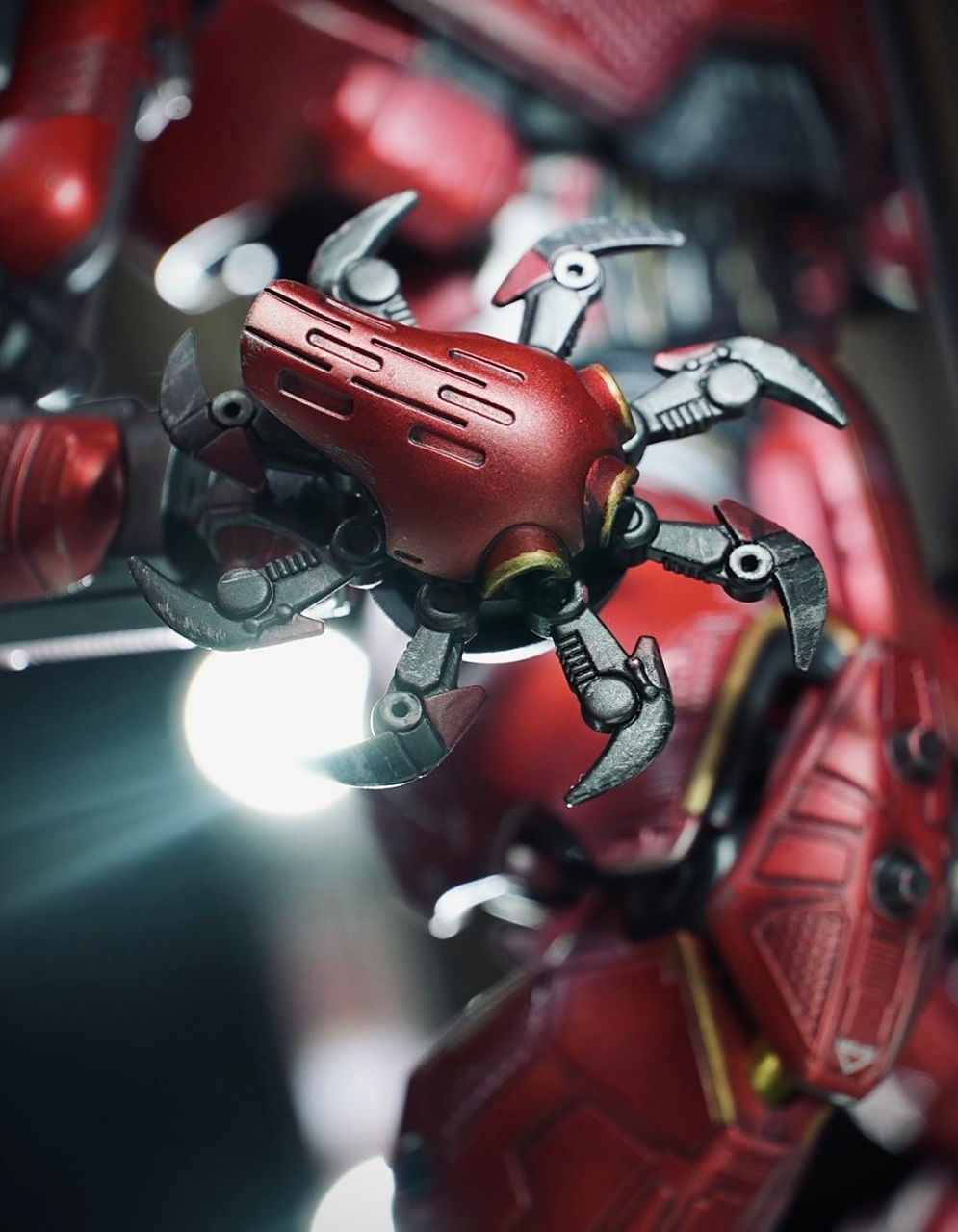 模型欣赏:重机形《环太平洋》暴风赤红机甲.