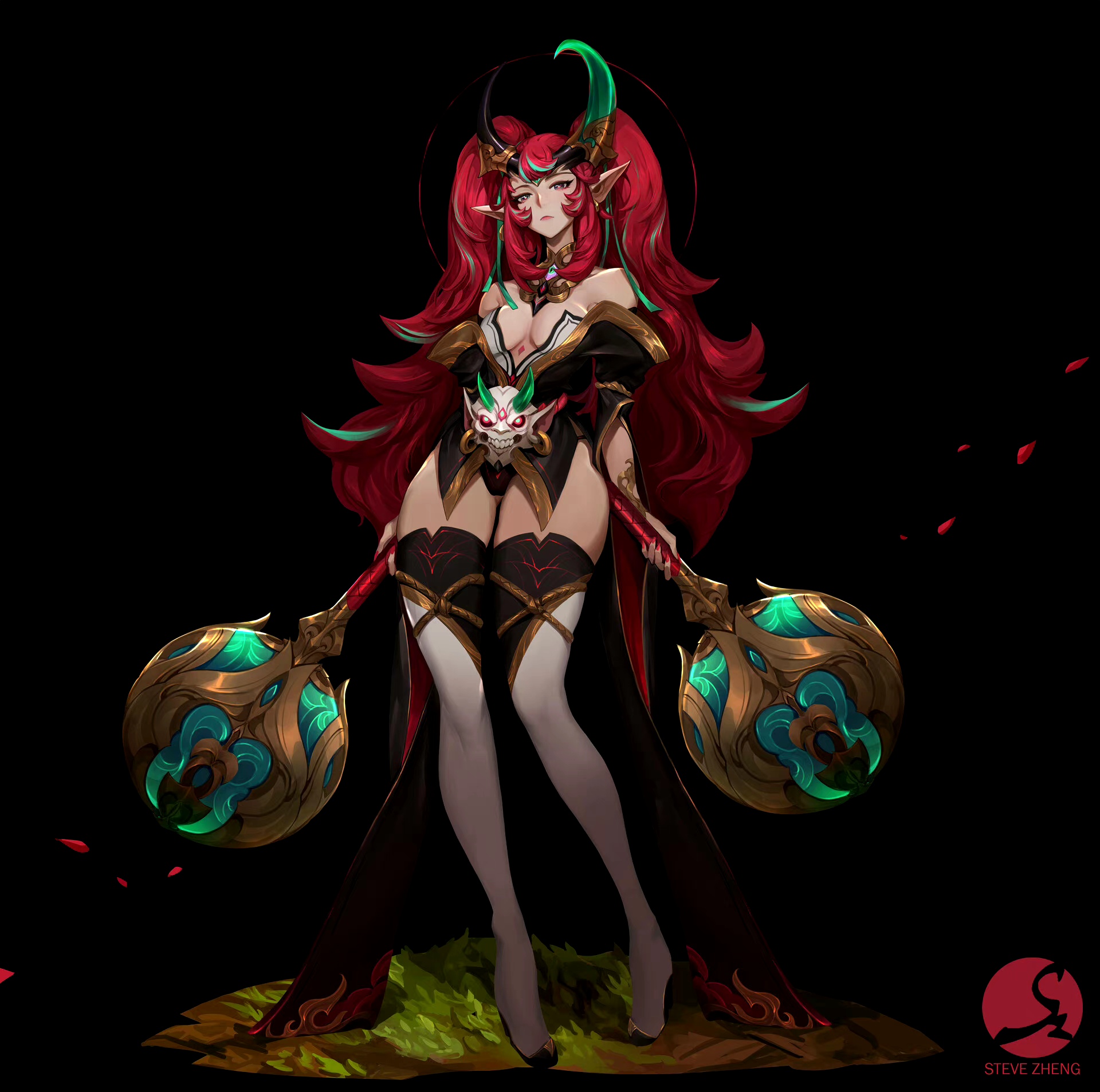 画师steve zheng动漫角色作品欣赏