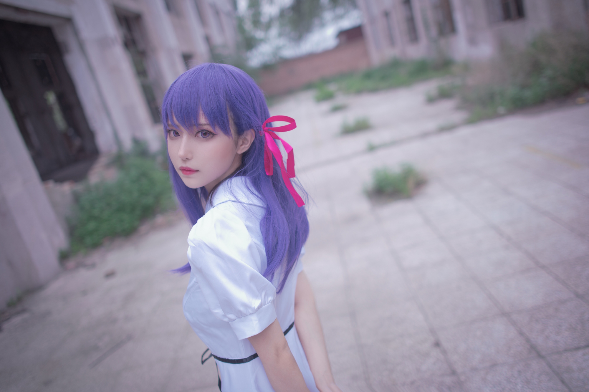 「典藏版cosplay」第1期:轻纱罗曼细柳腰的间桐樱,永远的爱