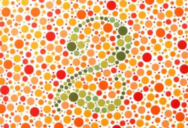 色盲测试:如果看不清图片中的数字2,说明你是色盲,别开车