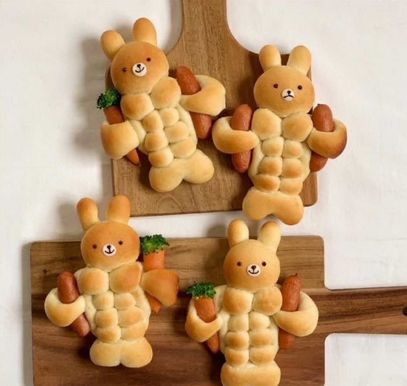 八块腹肌面包看起来很棒,可以试一下