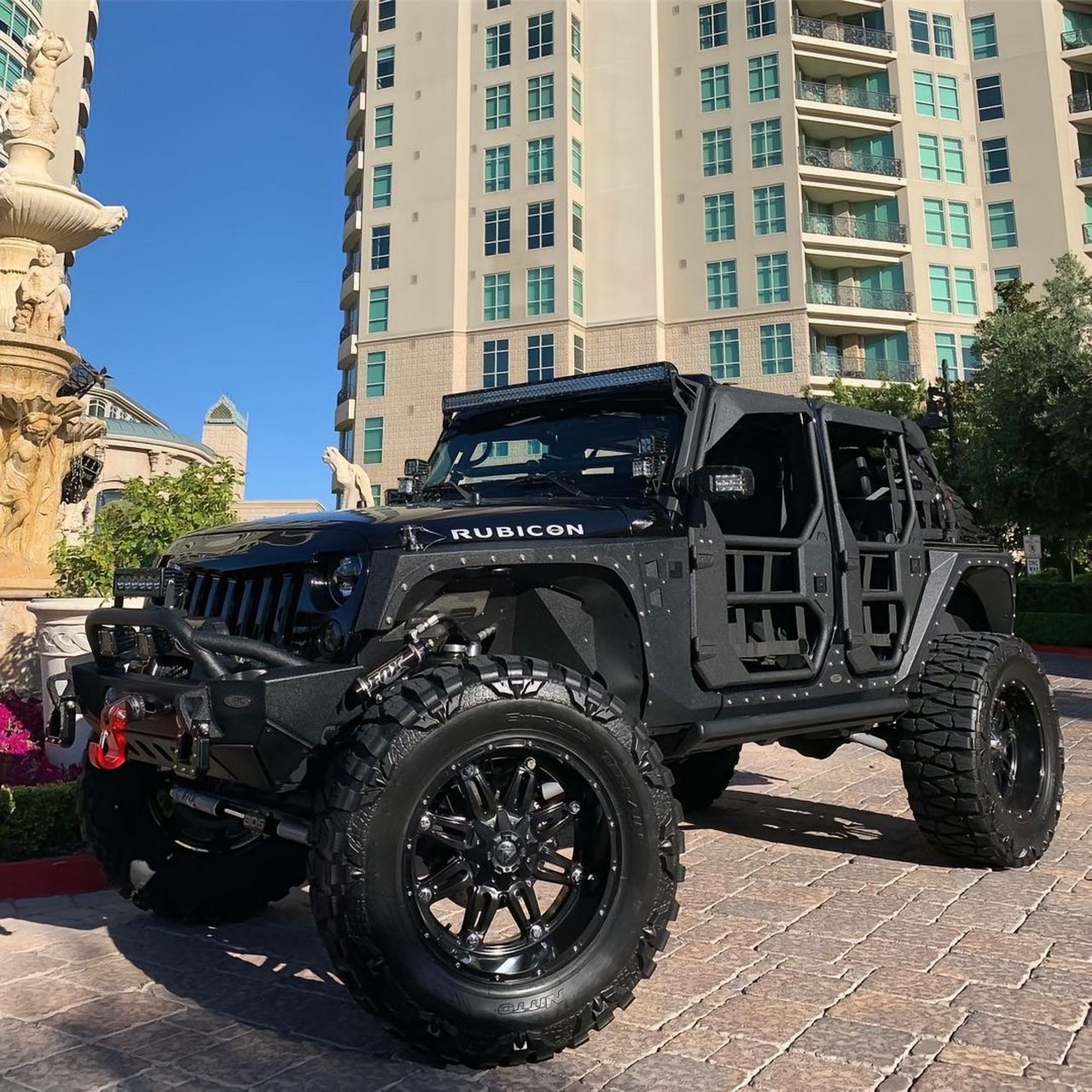 黑武士 太酷了 改装车#牧马人