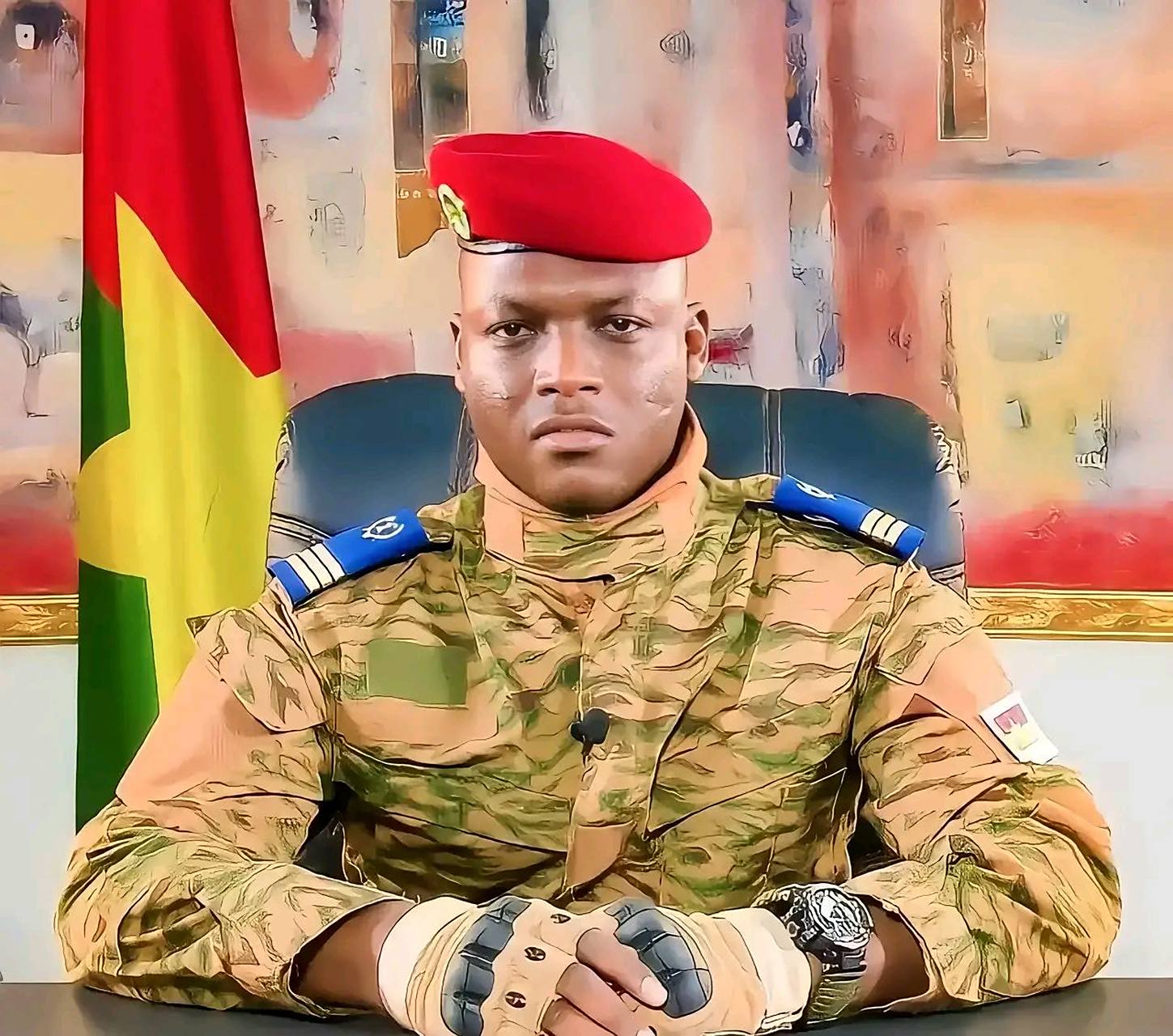 年仅35岁的西非布基纳法索总统特拉奥雷上尉,他上任后,发布一条重要